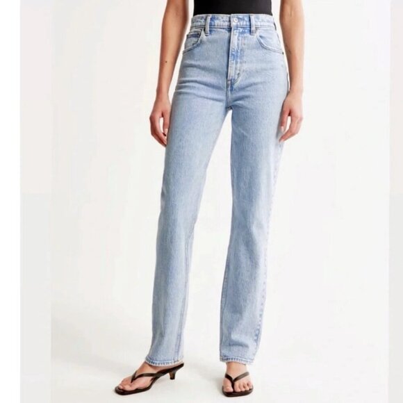 Abercrombie 90s Curve Love Jeans 00 XS Extra Short - Picture 1 of 9